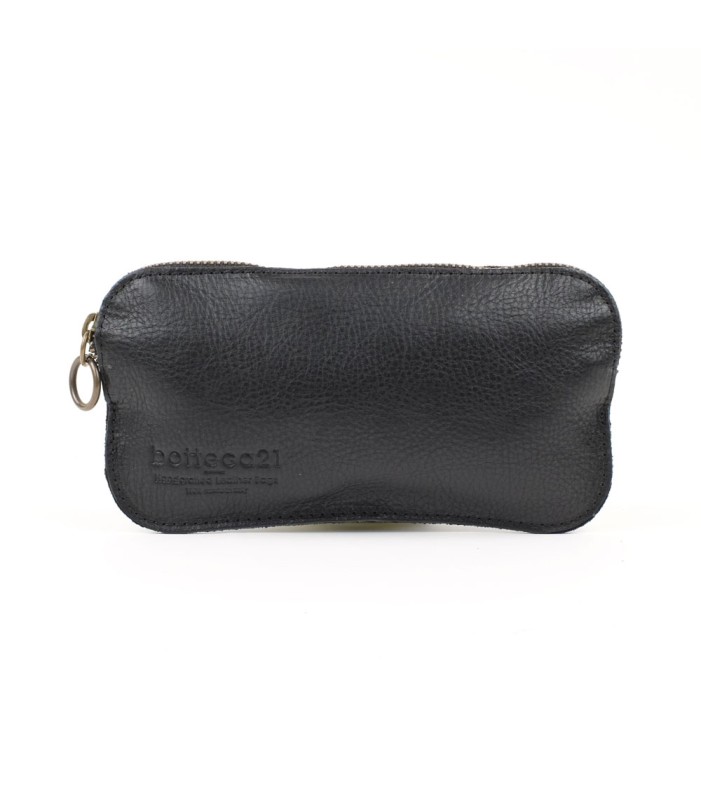 Leather clutch bag - Spaccanapoli