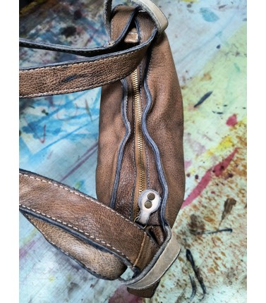 Zaino Borsa in Pelle Floridiana – Artigianale, Elegante e Versatile | Bottega Ventuno