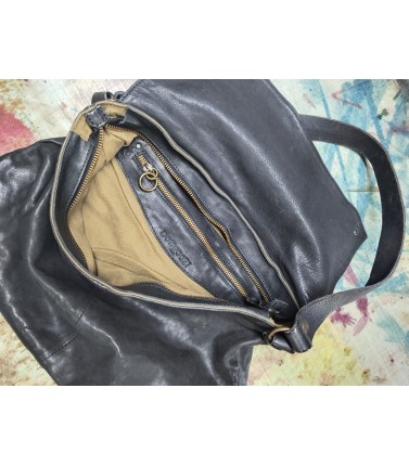 Moiariello Vacchetta Leather Bag – Handmade in Naples