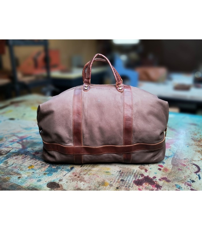 Bellini Leather Duffle Bag – Hand-Washed Calfskin