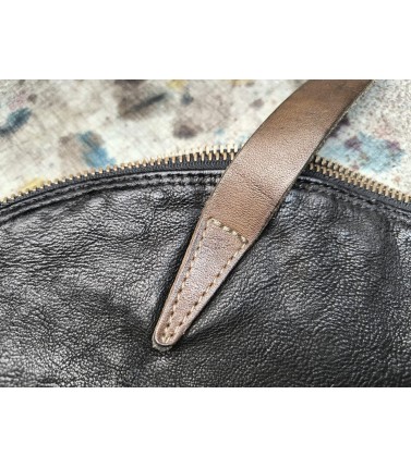 Suede shoulder bag - Astroni