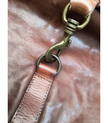 Calabritto Handcrafted Backpack in Premium Washed Calfskin Leather